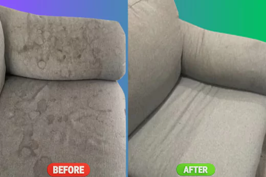 Before and After Couch Cleaning